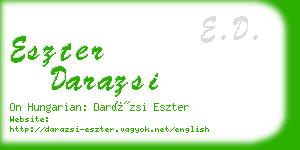 eszter darazsi business card